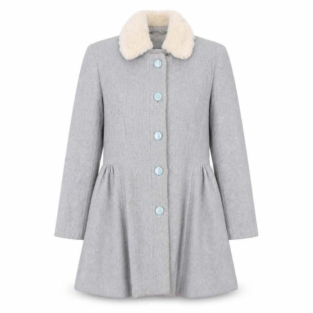 Covent Garden Women's Grey Classic Overcoat Size 14