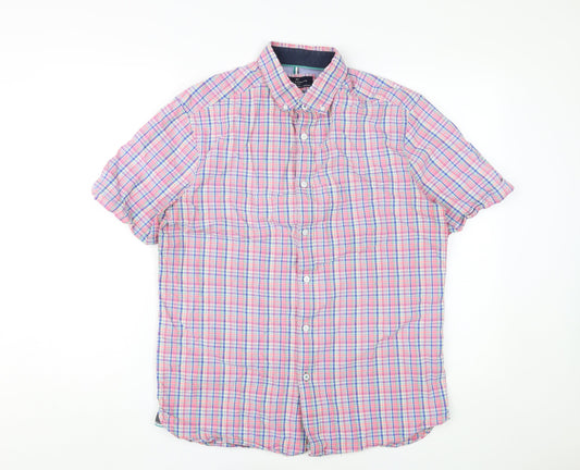 Marks and Spencer Men's Multicoloured Check Shirt M