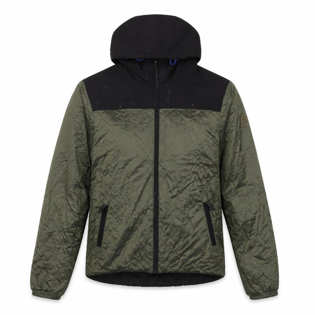 Invicta Men's S Green Hooded Puffer Jacket