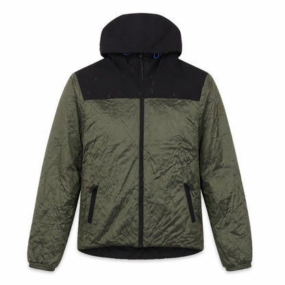 Invicta Men's S Green Hooded Puffer Jacket