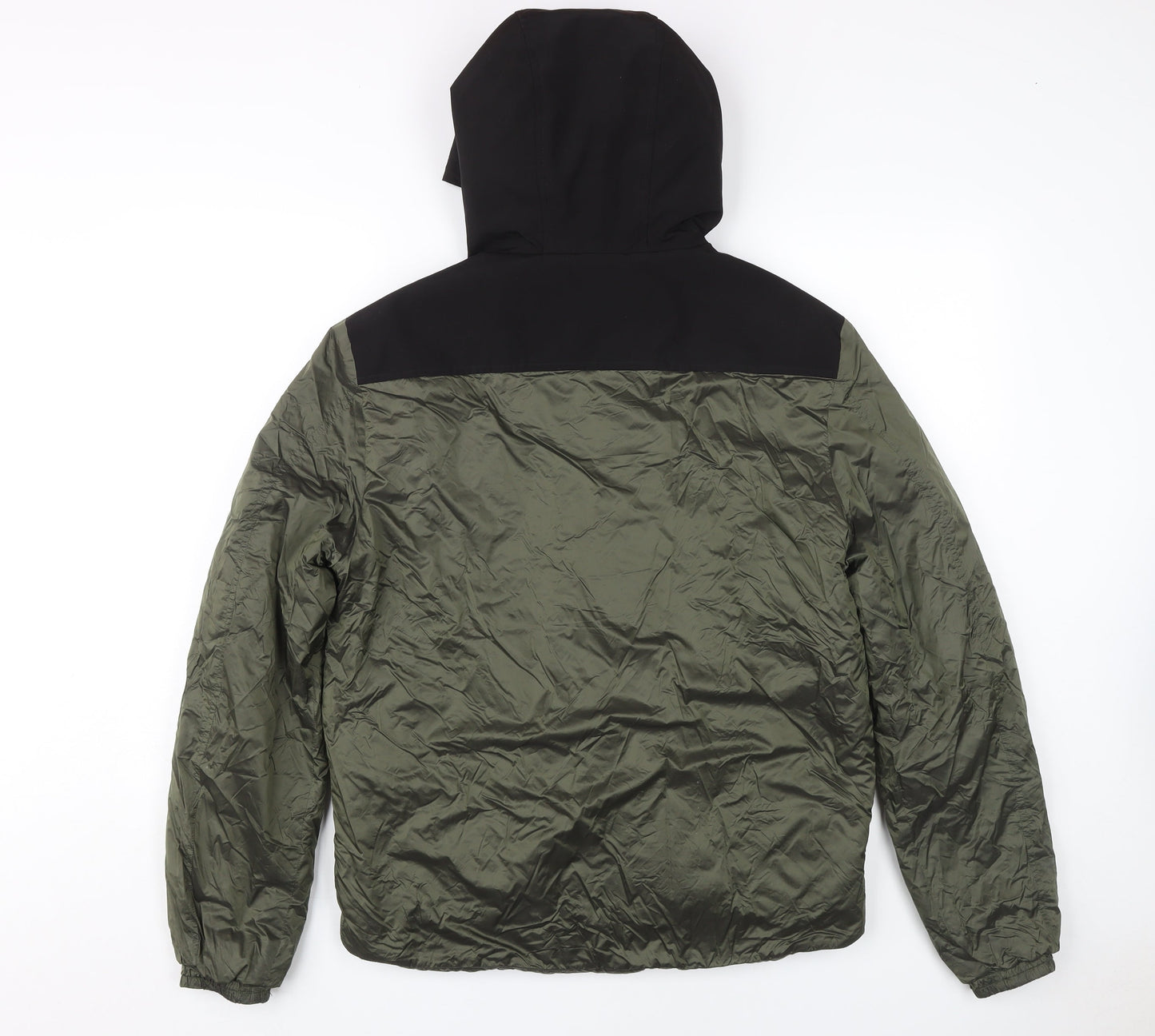 Invicta Men's S Green Hooded Puffer Jacket