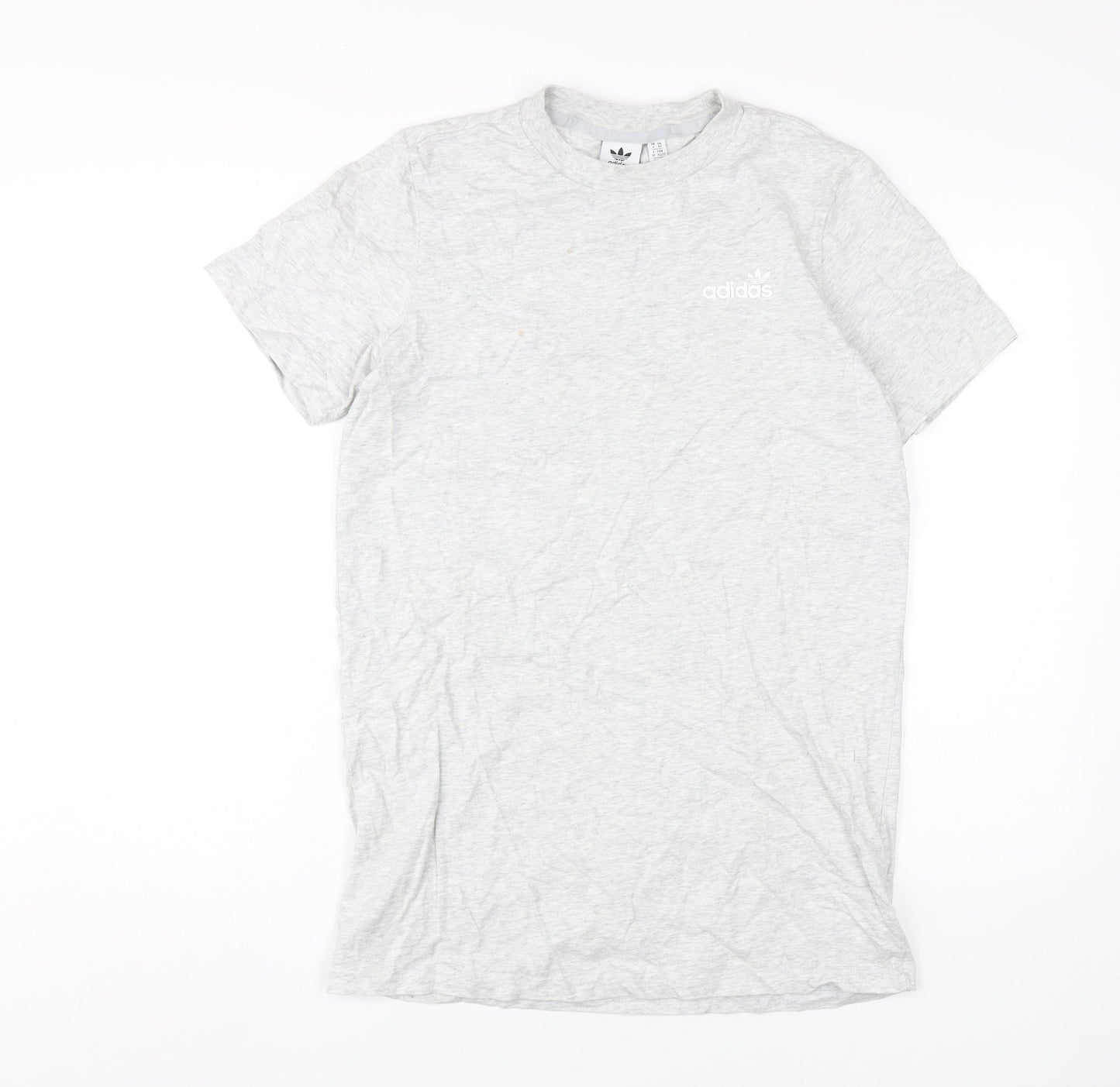 Adidas Grey Unisex T-Shirt XS Casual Logo