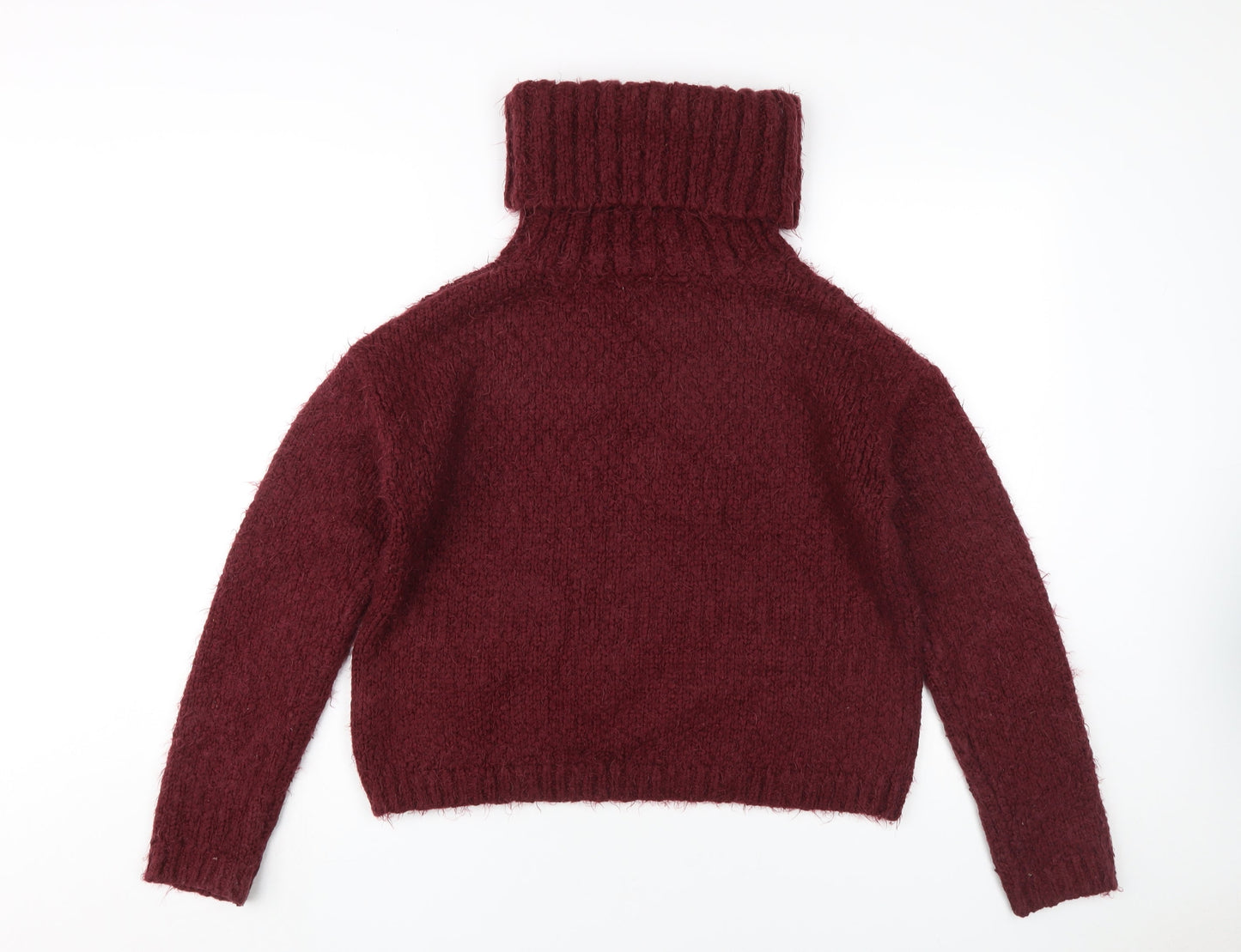 Next Women's Red Roll Neck Pullover Jumper Size 12