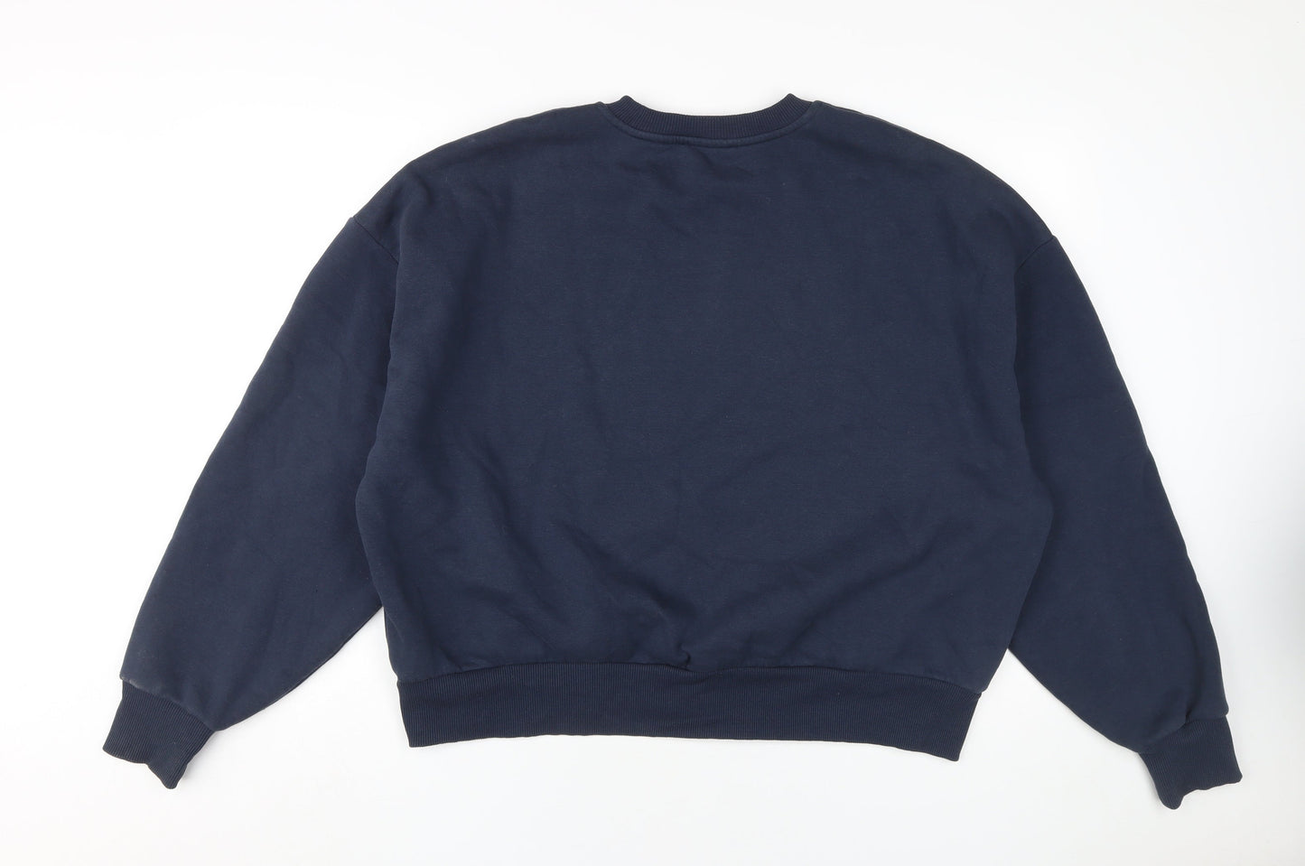 Stradivarius Women's Blue Pullover Sweatshirt L Casual