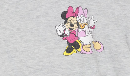 Additional view of George girls’ grey minnie mouse sweatshirt 9-10y pullover cotton