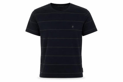 French Connection Men's Black Striped T-Shirt L