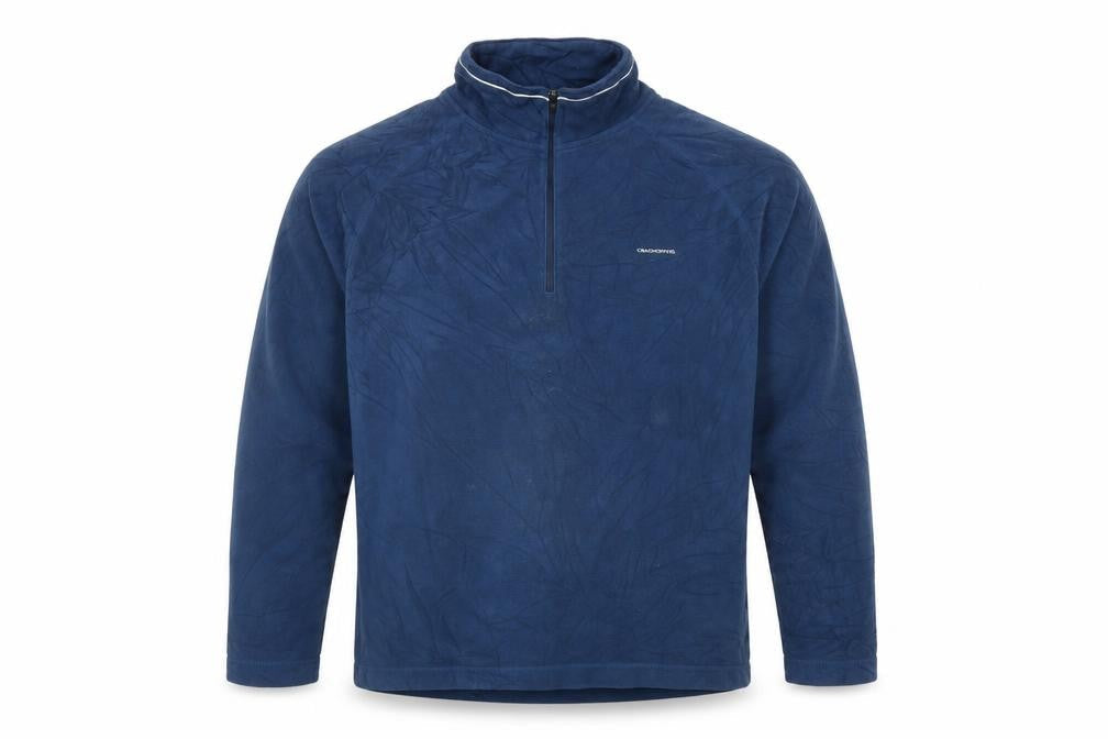 Craghoppers Men's 2XL Blue Fleece Pullover Sweatshirt