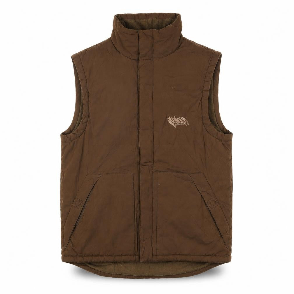 Headworx Brown Men's Waistcoat - S, Casual, Lined