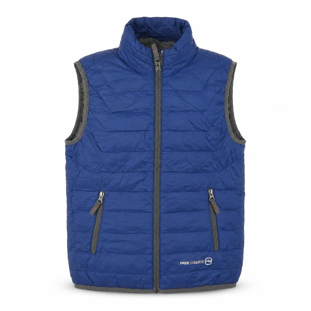 Free Country Boys Blue Bodywarmer Jacket Size 10