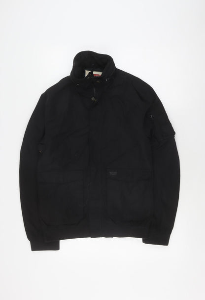 Levi's Womens Black Basic Jacket S - Casual Stylish Zip