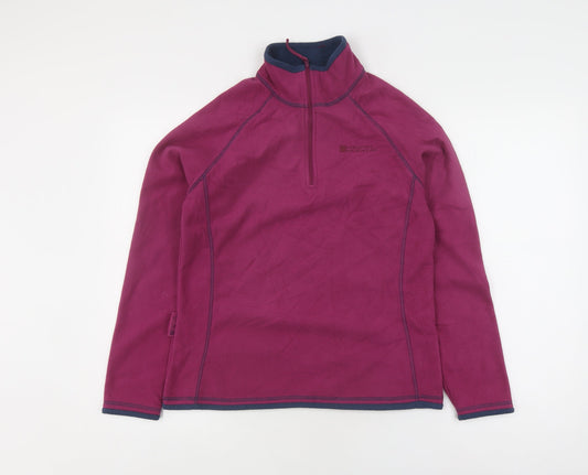 Mountain Warehouse Women's Purple Fleece Sweatshirt Size 10