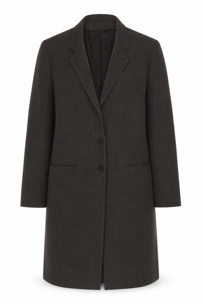Windsmoor Women's Brown Striped Coat, Size 10