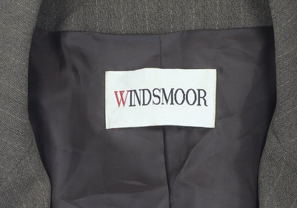 Windsmoor Women's Brown Striped Coat, Size 10