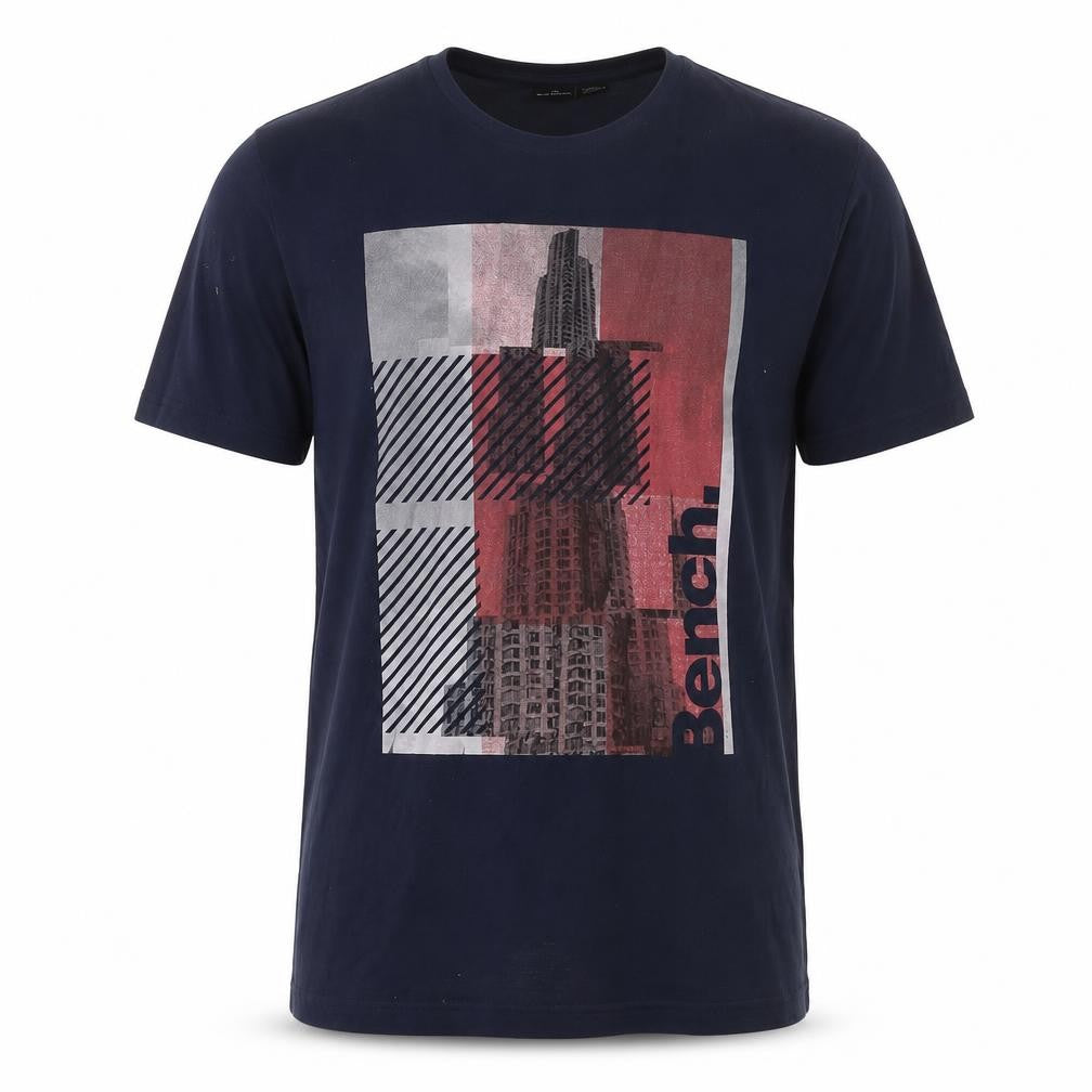 Bench Men's Black Graphic T-shirt Size S
