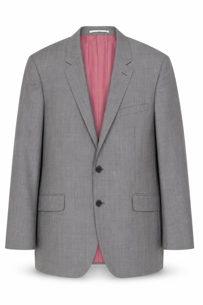 T.M.Lewin Men's Grey Regular Fit Suit Jacket 42R