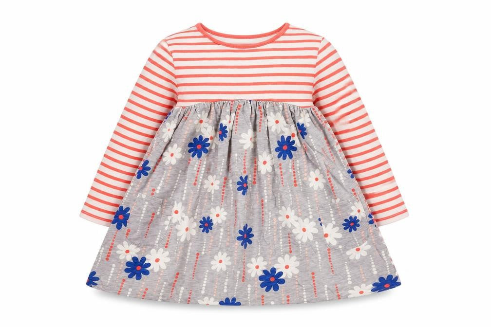 John Lewis Girls' Multicoloured A-Line Dress, Size 5