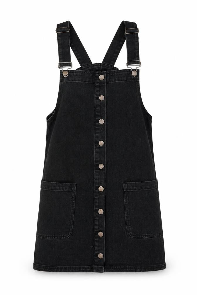 Loreak Mendian Women's Black M Pinafore Dress