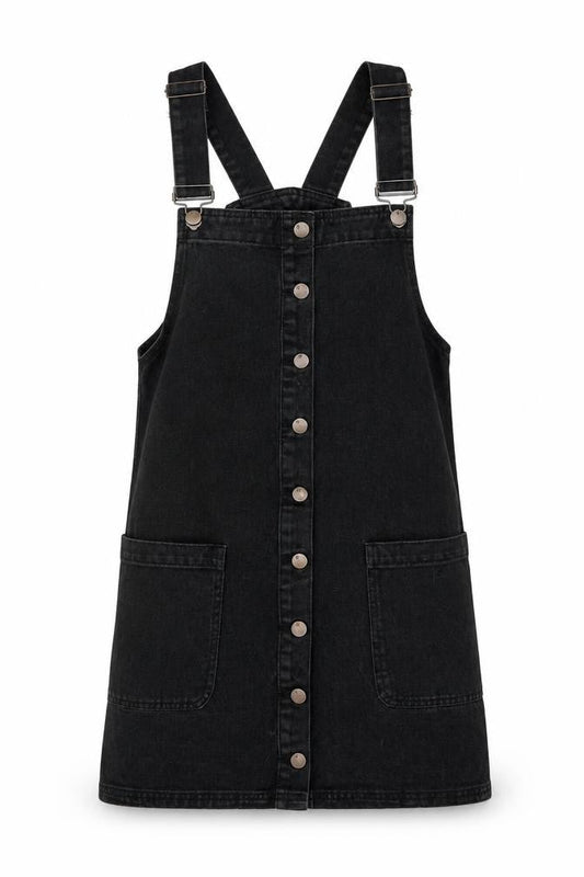 Loreak Mendian Women's Black M Pinafore Dress