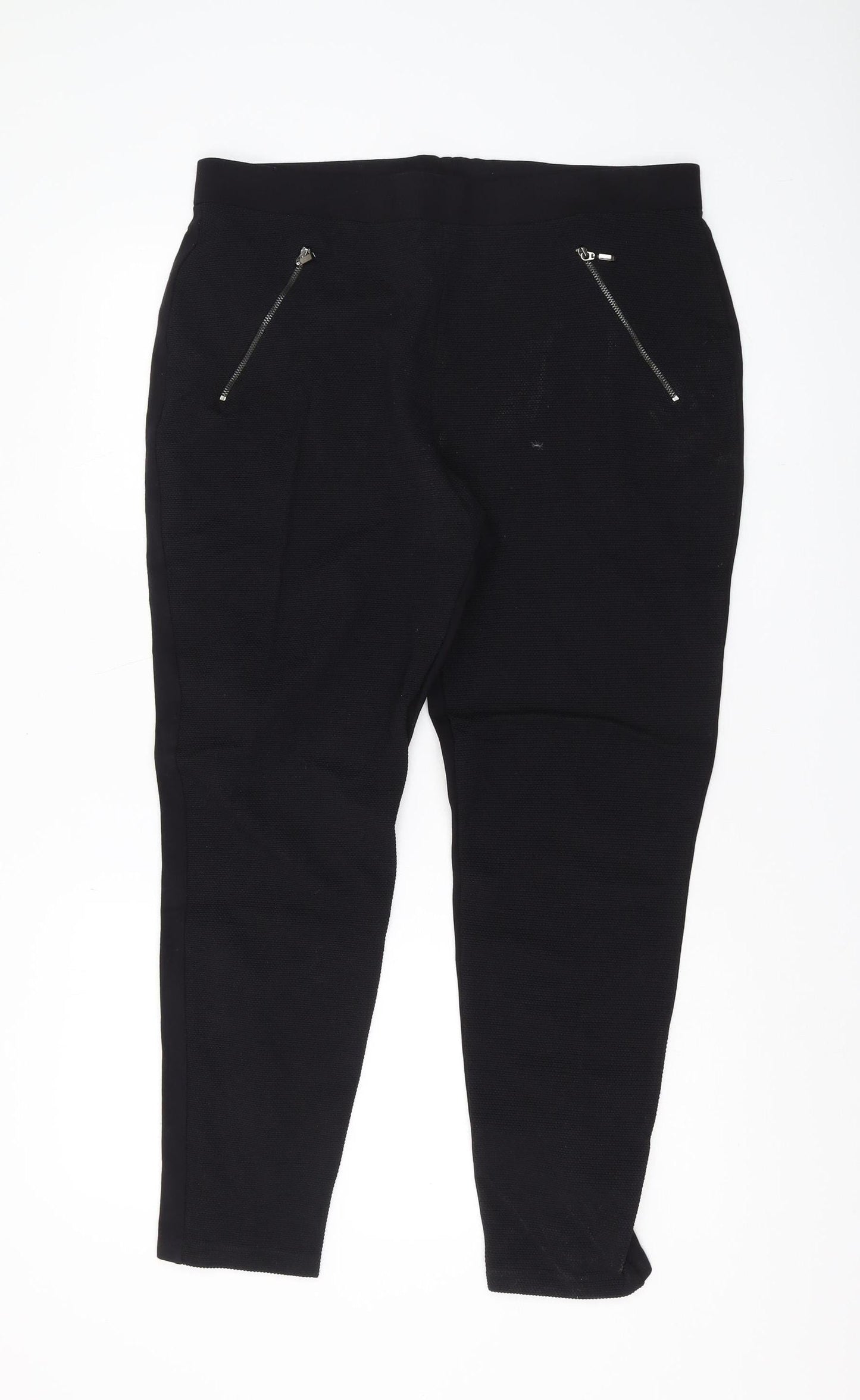 Marks and Spencer Women's Black Joggers, Size M