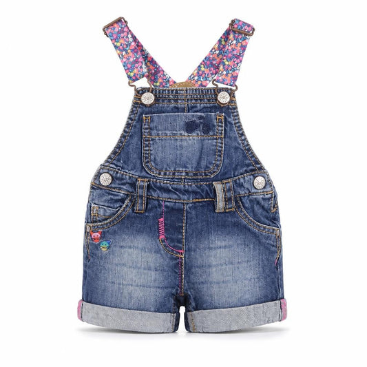 Next Unisex Baby Blue Denim Shorts 6-9 Months - Stylish & Comfy