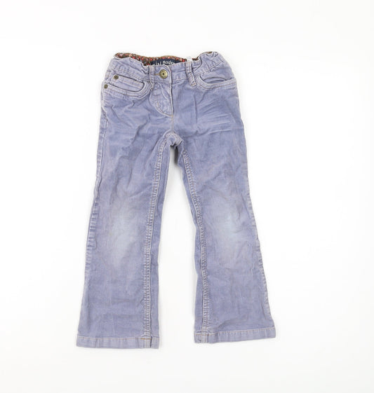 Mini Boden Girls Blue Trousers 5 Years Elastic Waist