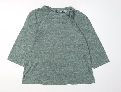 Additional front view of Honor Millburn Women's Green jumper, size 18