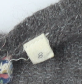 White Stuff Women's Grey V-Neck Pullover Jumper Size 8