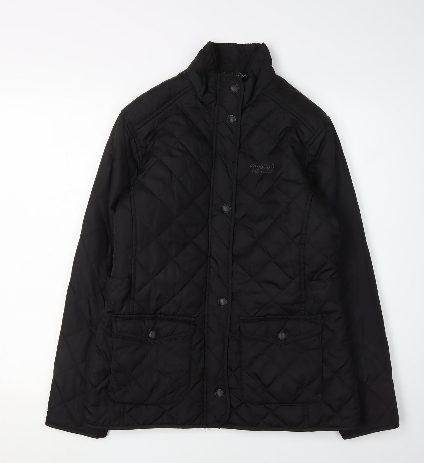 Regatta Women's Black Quilted Jacket Size 10