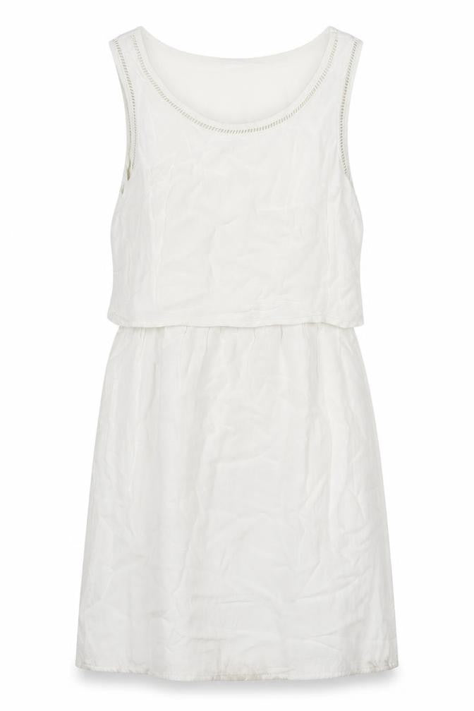 Jacqueline de Yong Women's Ivory Shift Dress, Size 10
