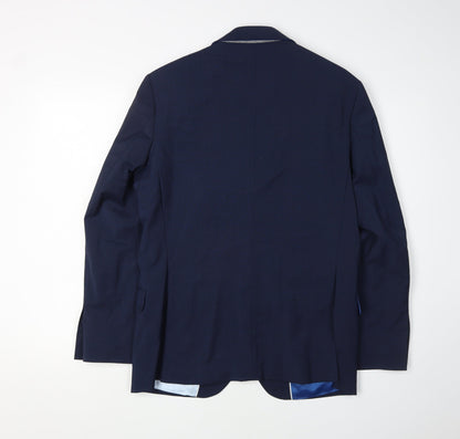 Jeff Banks Men's Blue Blazer Size 38S