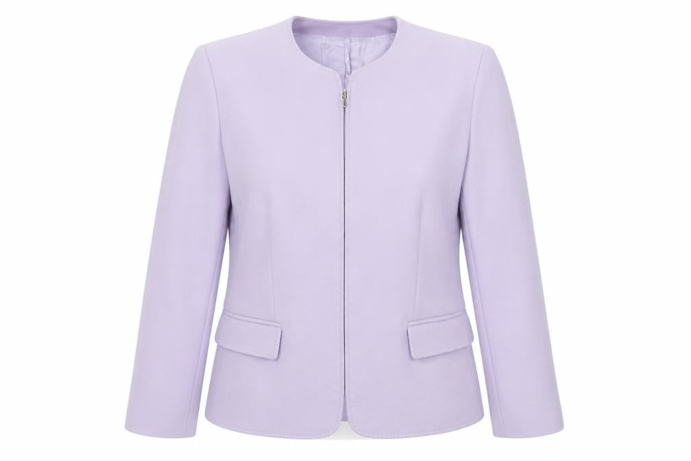 Windsmoor Women’s Purple Wool Blazer Jacket, Size 10