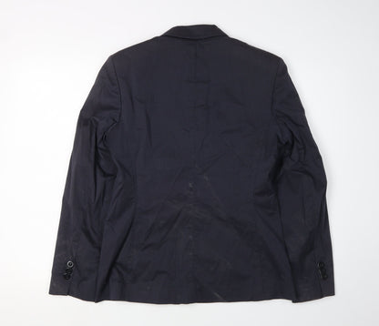 Austin Reed Women's Black Pinstripe Suit Jacket Size 10