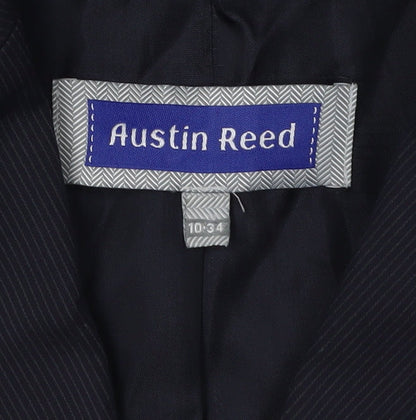 Austin Reed Women's Black Pinstripe Suit Jacket Size 10