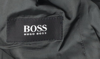 Hugo Boss Men's Black Wool Blazer, Size 38R, Formal