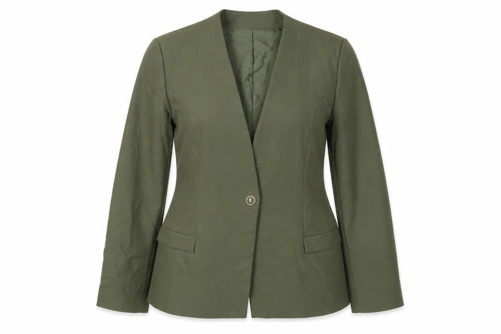 Eastex Women's Green Suit Jacket Size 12 Lined