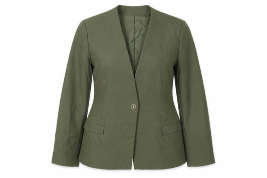 Eastex Women's Green Suit Jacket Size 12 Lined