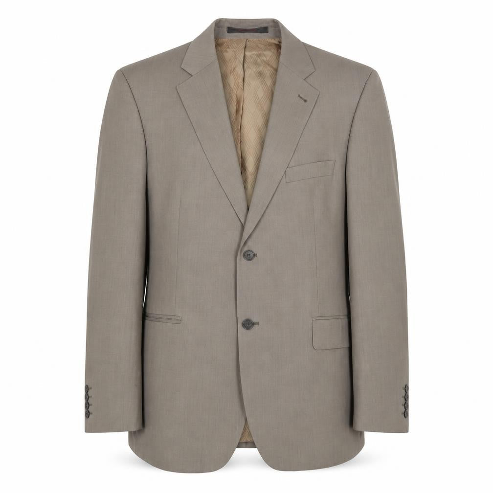 Jeff Banks Men's Grey Wool Blazer, Size 44R, Formal