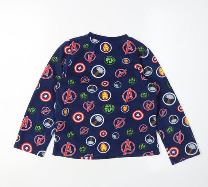 Marvel Boys Blue Avengers Pyjama Top 6-7 Years