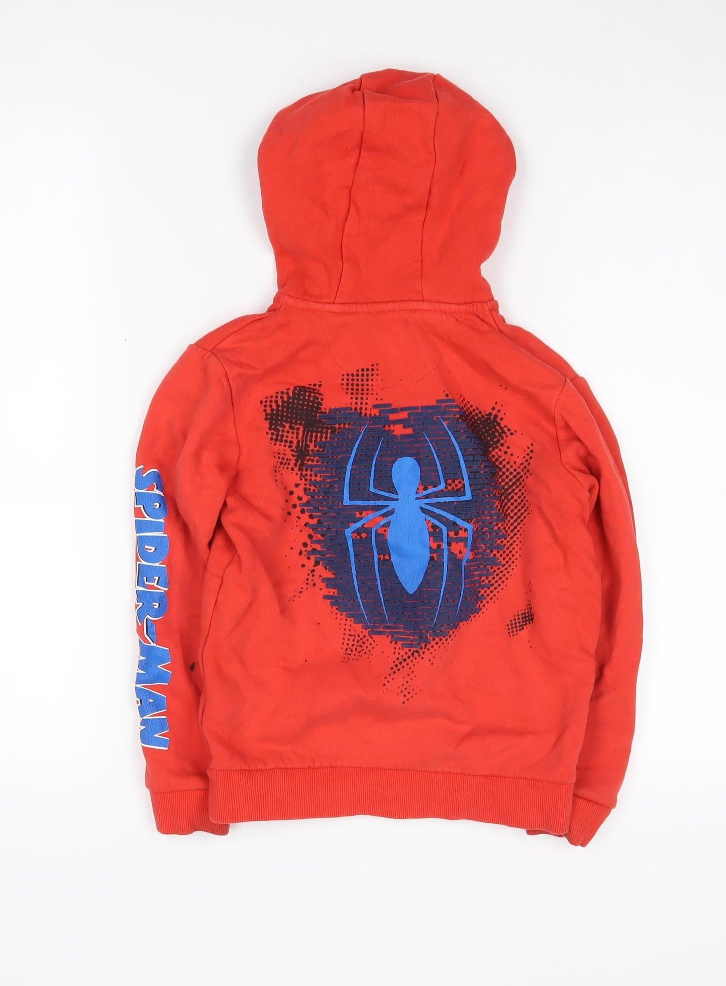 Marks and Spencer Boys Red Spiderman Hoodie, 6-7 Years, Zip-Up