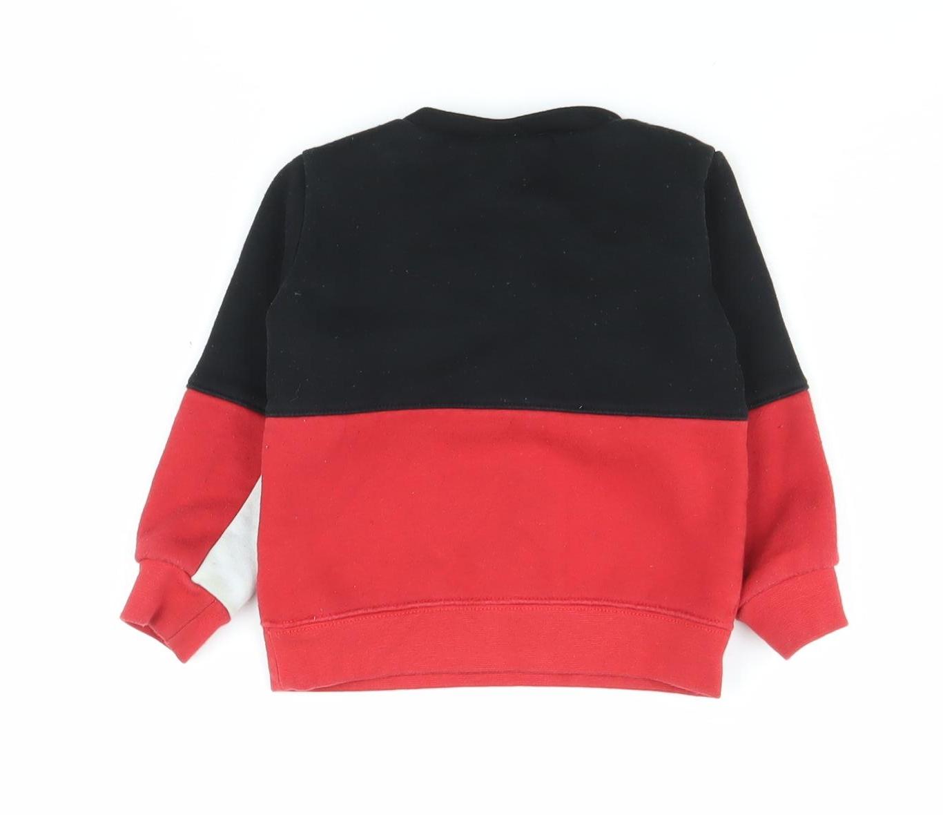 Nike Unisex Baby Pullover Jumper 24M - Black & Red