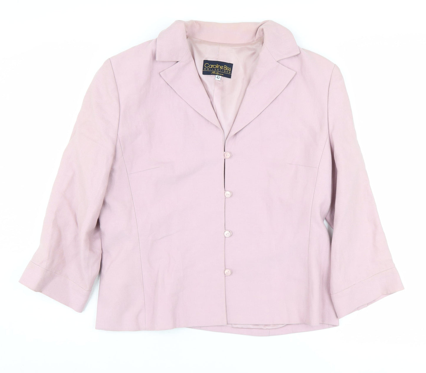 Caroline Biss Women's Pink Blazer Size 14