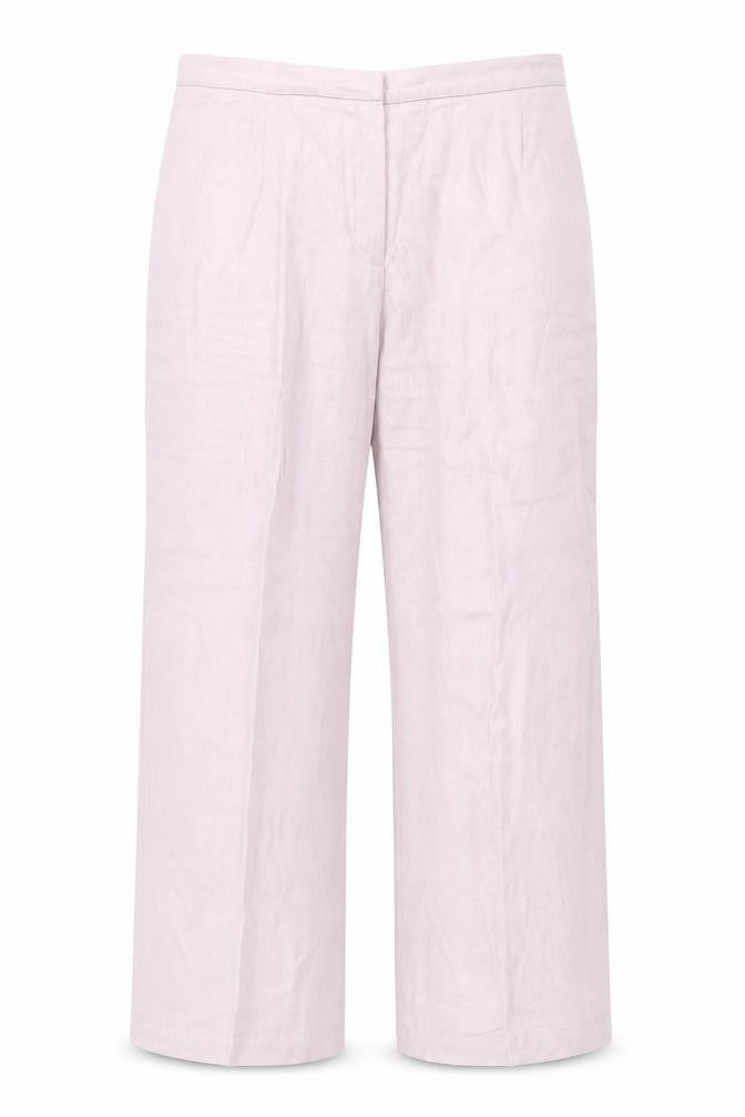 Caroline Biss Women's Pink Pleated Trousers