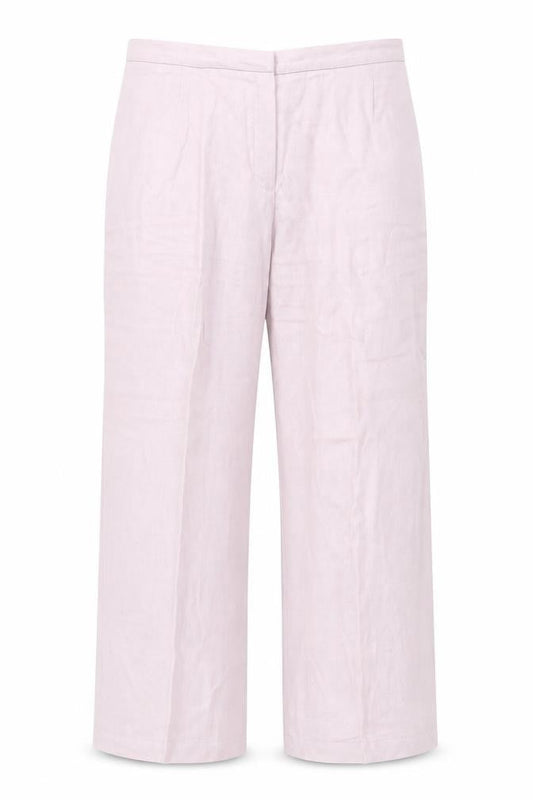 Caroline Biss Women's Pink Pleated Trousers