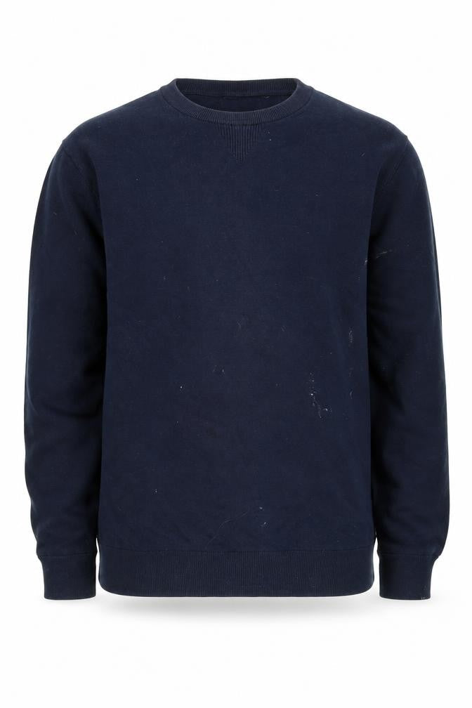 Howick Men's Blue Cotton Pullover Jumper L
