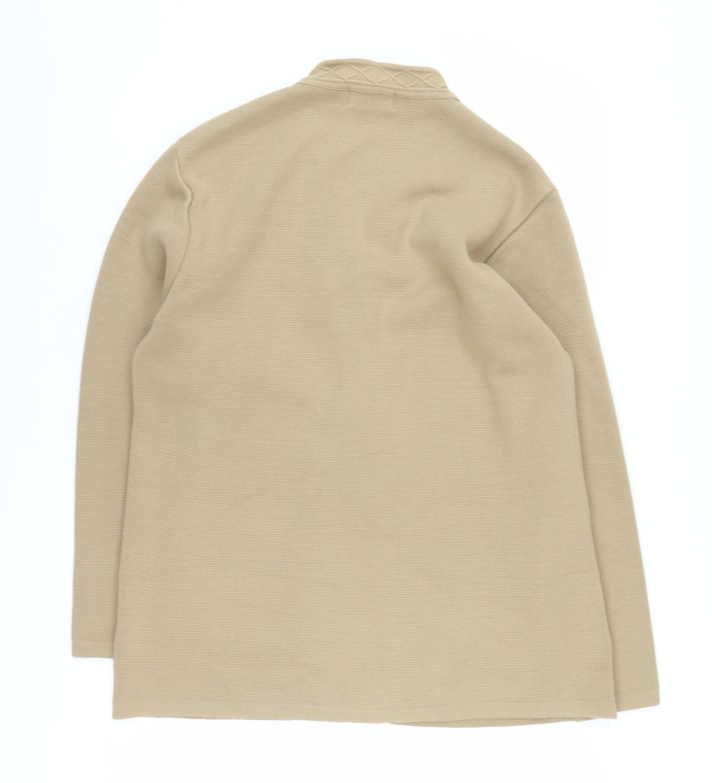 Bonmarché Women's Beige Cardigan M V-Neck Long Sleeve