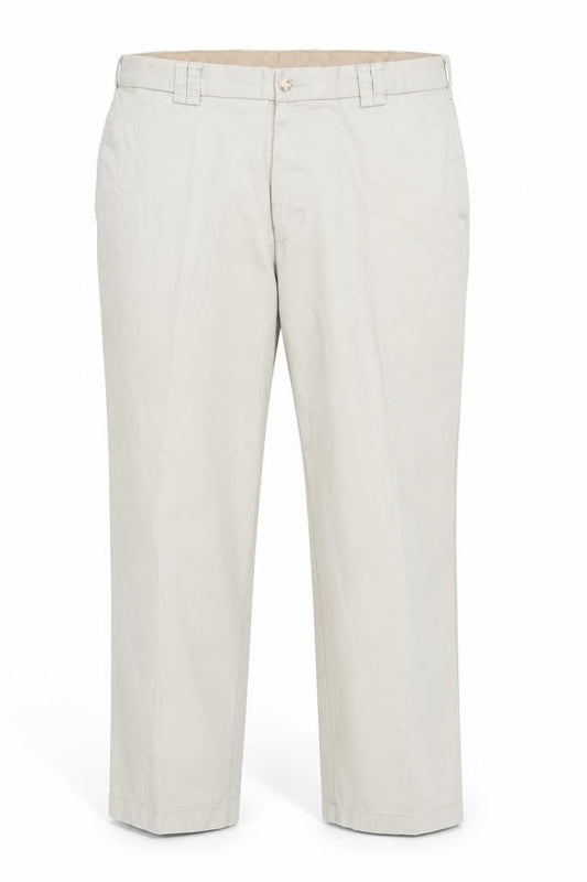 Platinum Collection Men's Beige Chino 38S Trousers