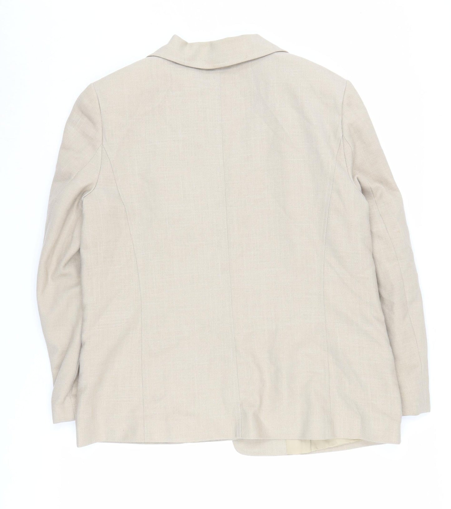 EWM Pure Classics Women's Beige Blazer Size 16