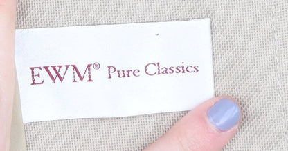 EWM Pure Classics Women's Beige Blazer Size 16
