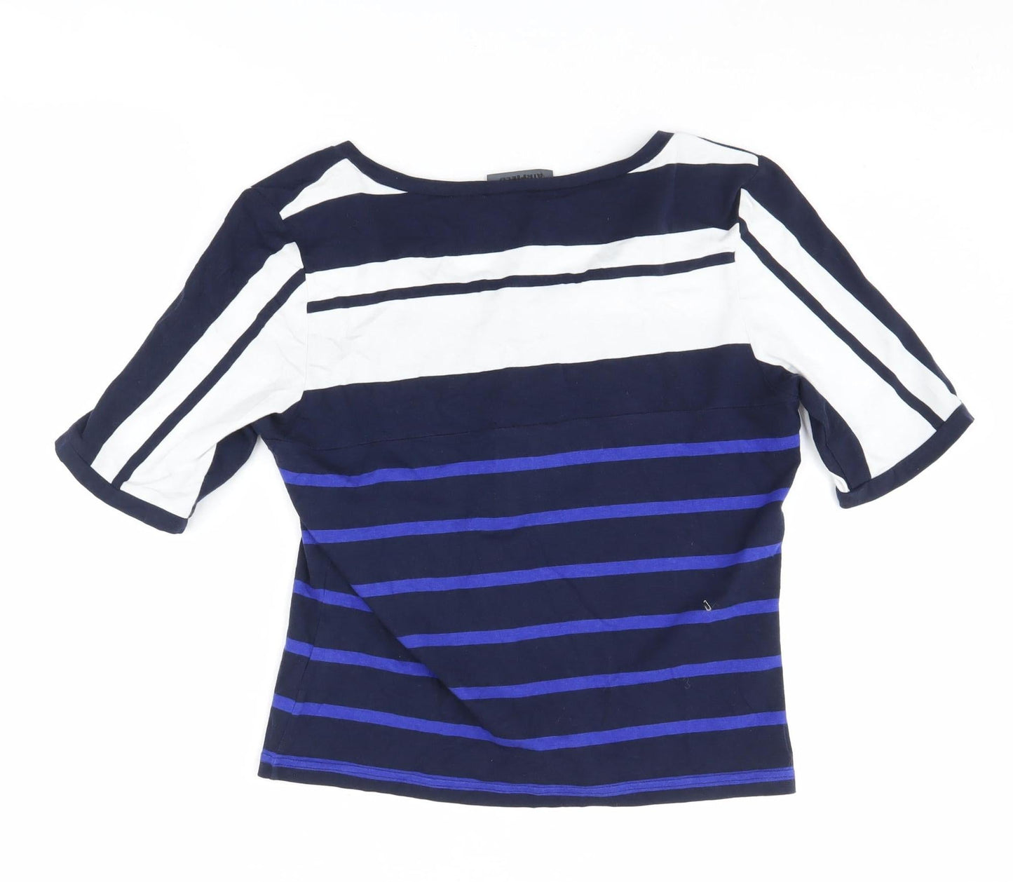 AirField Women's Multicoloured Striped Button-Up, Size 10