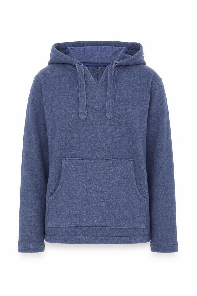 Goodlife Blue Unisex Pullover Hoodie, Medium Size